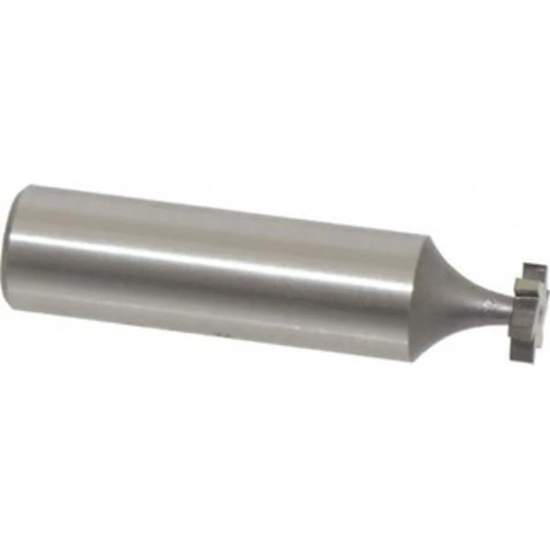 Made in USA ANSI 303 (Old Std # 212) 3/8 Cut Diam, 3/32 Cut Width, 1/2 Shank, Staggered-Tooth Woodruff Keyseat Cutter...